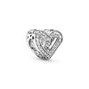 GeckoCustom 925 Sterling Silver Openwork Paw Print Infinity Charm Bead Fit Original Pandora Bracelet Necklace Jewelry Gift For Women SS133