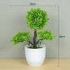 GeckoCustom Artificial Plants Bonsai Small Tree Pot Fake Plant Flowers Potted Ornaments For Home Room Table Decoration Hotel Garden Decor T1