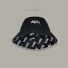 GeckoCustom Big Head Size Fisherman Hat Male Reversible Hawaii Korean Spring Hats for Men Casual Panama Hat Bob Hip hop Bucket Men Caps Black 2 / S(52-54CM)