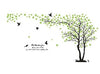 GeckoCustom Big size Lovers Tree Acrylic Wall Stickers for Living room Wall 3D art Decoration Accessories Home decor 4 / S 100CM 183CM