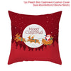 GeckoCustom Christmas Cushion Cover 45*45 Pillowcase Sofa Cushion Pillow Cases Cotton Pillow Covers Home Decoration 2023 Xmas Decor for Home 26