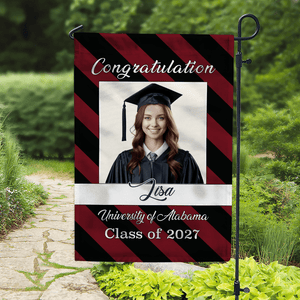 GeckoCustom Congratulation Graduation Garden Flag HN590