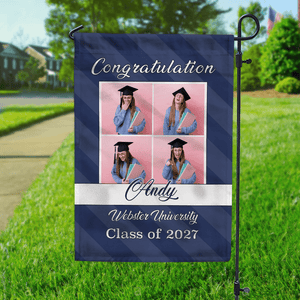 GeckoCustom Congratulation Graduation Garden Flag HN590