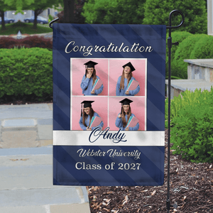 GeckoCustom Congratulation Graduation Garden Flag HN590