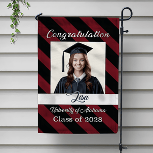 GeckoCustom Congratulation Graduation Garden Flag HN590