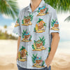 GeckoCustom Custom Cat Photo Tropical Men's Hawaii Shirt TA29 889098
