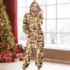 GeckoCustom Custom Cat Photo With Leopard Pattern Onesie Pajamas HO82 893348