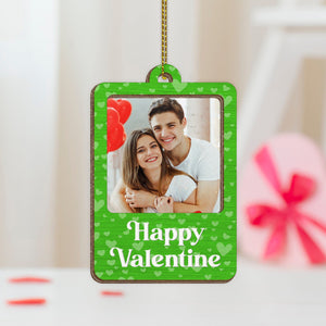 GeckoCustom Custom Couple Photo Strip Wood Ornament For Couple LM32 893035 4"x4"