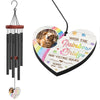 GeckoCustom Custom Dog Photo I Crossed The Rainbow Bridge Memorial Wind Chimes HO82 891312 Solid Black
