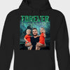 GeckoCustom Custom Face Portrait Photo Vintage Style Shirt N304 889685 Pullover Hoodie / Black Colour / S