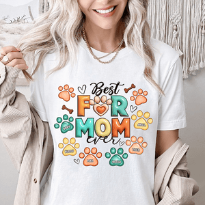 GeckoCustom Custom Name Dog & Cat With Inflated Effect Shirt DA199 890032