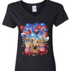 GeckoCustom Custom Photo 4th Of July For Dog Lovers Dark Shirt HO82 890736