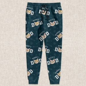 GeckoCustom Custom Photo Cat Dad Mom Pet Sweatpants TA29 888803