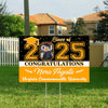 GeckoCustom Custom Photo Congratulations Class Of 2025 Graduation Yard Sign HO82 893460