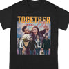 GeckoCustom Custom Photo Couple Together Gift For Husband Wife Shirt N304 889773 Basic Tee / Black / S