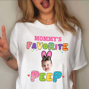 GeckoCustom Custom Photo Favorite Peep For Easter Day Shirt TH10 892317