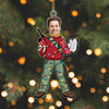 GeckoCustom Custom Photo Funny Christmas Custom Face Family, Friends Acrylic Ornament HA75 891594