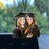 GeckoCustom Custom Photo Graduation Gift For Family Member Car Hanging HA75 891868 3"H x 1.5"W