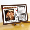 GeckoCustom Custom Photo He Asked And She Said Yes 2-Layered Wooden Plaque With Stand TH10 892303