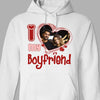 GeckoCustom Custom Photo I Love Him/Her Valentine Shirt K228 890125 Pullover Hoodie / Sport Grey Colour / S