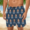 GeckoCustom Custom Photo I Love My Girlfriend Men's Beach Short Valentines Gift HA75 895046