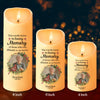 GeckoCustom Custom Photo In Loving Memory Of Precious Moments Memorial LED Candle HA75 891839