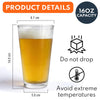 GeckoCustom Custom Photo My Favourite Child Gave Me This Glass Print Beer Glass DM01 890967 16oz