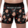 GeckoCustom Custom Photo Property of You I Love My Wife Boxer Anniversary Gift CH07 893083
