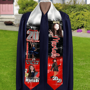 GeckoCustom Custom Photo She Believed She Could So She Did Graduation Gift Stoles N369 HO82 890170