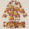 GeckoCustom Custom Photo Vintage Butterfly Roses Couple Pajamas Gift For Valentine's Day HO82 893382 For Kid / Combo Shirt And Pants (Favorite) / 3XS