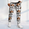 GeckoCustom Custom Photo With Colorful Background For Dog Lovers Sweatpants N304 889512
