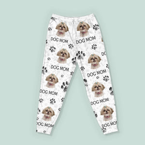 GeckoCustom Custom Photo With Paw For Dog Lovers Pajamas N304 889764 Only Pants / S