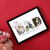 GeckoCustom Custom Photo You Are My Super Hero Dad Poster Canvas Picture Frame DM01 890953
