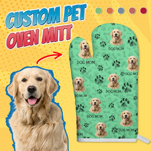 GeckoCustom Customized Photo Dog Paw For Dog Lovers Oven Mitt DA199 889016