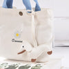 GeckoCustom Dachshund PU Leather Dog Keychains White