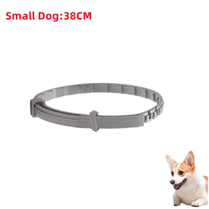 GeckoCustom Dog Anti Flea And Ticks Cats Collar Pet 8Month Protection Retractable Pet Collars For Puppy Cat Large Dogs Accessories Small Dog-38cm Opp / China