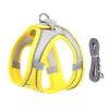 GeckoCustom Dog Harness Leash Set for Small Dogs Adjustable Puppy Cat Harness Vest French Bulldog Chihuahua Pug Outdoor Walking Lead Leash Yellow / XXS 1-2 kg