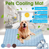 GeckoCustom Dog Mat Cooling Summer Pad Mat For Dogs Cat Blanket Sofa Breathable Pet Dog Bed Summer Washable For Small Medium Large Dogs Car