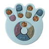 GeckoCustom Dog Puzzle Toys Slow Feeder Interactive Increase Dogs Food Puzzle Feeder Toys for IQ Training Mental Enrichment Dog Treat Puzzle PawprintBlue