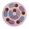 GeckoCustom Dog Puzzle Toys Slow Feeder Interactive Increase Dogs Food Puzzle Feeder Toys for IQ Training Mental Enrichment Dog Treat Puzzle circular pink