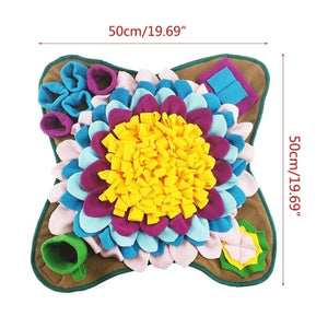 GeckoCustom Dogs Snuffle Mat Pet Leak Food Anti Choking Mat Cat Dog Training Blanket Nose Work Toy Pet Slowing Feeding Intelligence Mat
