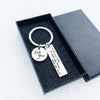 GeckoCustom Drive Safe,I Need You Here With Me Metal Keychain Love You Keychain Men and Women Romantic Keychain Gift Birthday Father's Day
