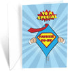 GeckoCustom Father'S Day Card for Son, Made in America, Eco-Friendly, Thick Card Stock with Premium Envelope 5In X 7.75In, Packaged in Protective Mailer Father To Be