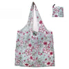 GeckoCustom Foldable Shopping Bag Reusable Travel Grocery Bag Eco-Friendly Cartoon Cat Dog Cactus Lemon Printing Tote Bag 22