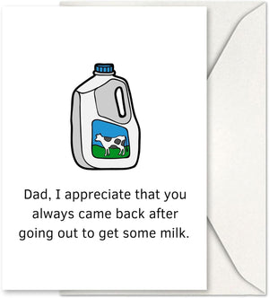 GeckoCustom Funny Card for Dad | Happy Birthday, FatherโS Day | from Daughter, Son, All of Us | Bday Gift for Father, Step Dad, Daddy | 40Th 50Th 60Th 70Th 80Th