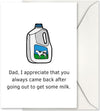 GeckoCustom Funny Card for Dad | Happy Birthday, FatherโS Day | from Daughter, Son, All of Us | Bday Gift for Father, Step Dad, Daddy | 40Th 50Th 60Th 70Th 80Th