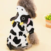 GeckoCustom Funny Cat Clothes Pirate Suit Clothes For Cat Dog Costume Clothing Corsair Halloween Clothes Dressing Up Cat Party Costume Suit Cat Cow Suit / Size 2