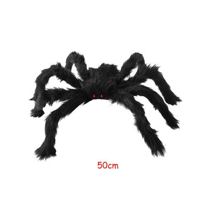 GeckoCustom Giant Spider Web Scary Props Horror Halloween Party Decorations 1pc 50cm spider