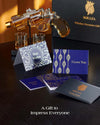 GeckoCustom Gifts for Men Dad, 9 Oz Whiskey Gun Decanter Set with Glasses, Unique Dad Birthday Gift Ideas from Daughter Son, Retirement Bar Stuff Gift for Father Him Brother,Cool Dispenser for Liquor Vodka