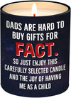 GeckoCustom Gifts for Mom, Gifts for Dad from Son - Mom Gifts, Dad Gifts - Fathers Day, Mothers Day Gifts from Son - Birthday Gifts for Mom, Dad - Mom Birthday Gifts, Dad Birthday Gifts Lemongrass Candle Dad 01